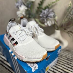 NEW - Adidas NMD_R1 W Sneakers with Black and White Stripes